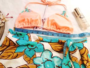 Very Beautiful B Bikini Split Sexy Contrast Set