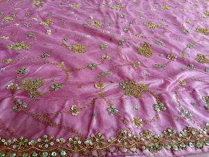 Pink Embellished Ethnic Blouse, Chaniya &amp; Dupatta