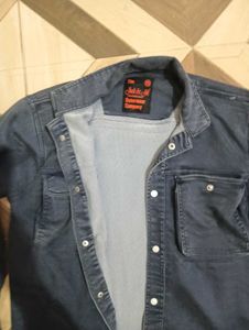 grey denim mens jacket