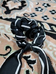Striped Hair Tie Scarf (pack of 2)