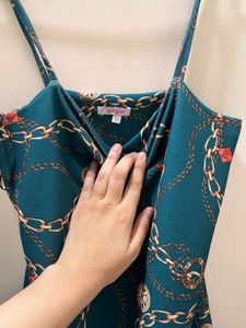 Chic Chain Print Dress