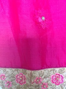 Pink Saree