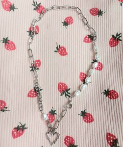 heart pearl necklace