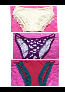 Combo Of 3 Panty Size 34 Inches