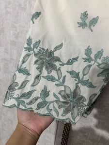 Pakistani cut work suit set