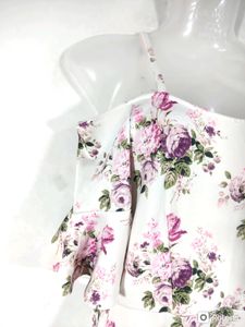 Pretty Floral Printed Women&#39;s Dress