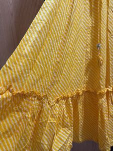 Yellow Embroidered Kurta