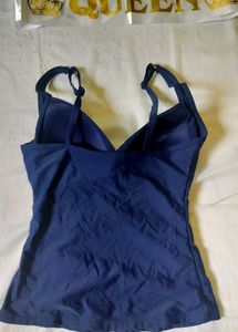 Navy Blue Bikini Top