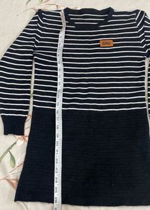 Striped Sweater Dress