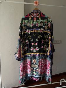 Multi Floral Natural KIMONO