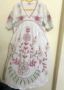 Women Embroidered A -Line Dress
