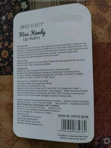 Swiss Beauty Kiss Kandy Lip Balm - Coffee Bean