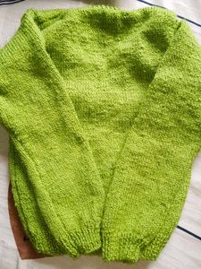 FREE DELIVERY Green Knitted Sweater