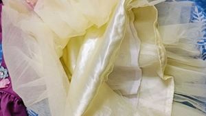 Adorable Purple &amp; Yellow Tulle Dress