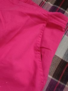 Pink And White Kurta Set