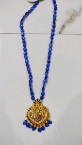 Double shade Blue Monalisa beads