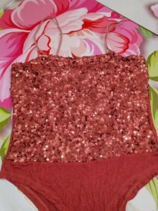 (100)Sequin Bodysuit