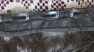 Synthetic Artificial  Hair Extensio N In L.brown