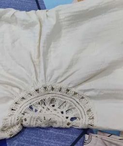 Cream Beach Dress