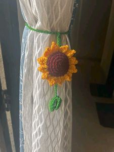 Handmade Crochet Curtain Holder
