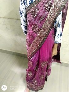 Pary Wear Work Saree