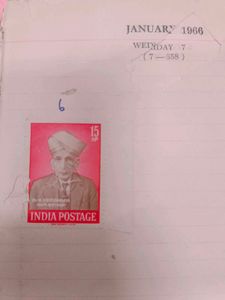 Dr. M. Visvesvaraya 1960 Rare Stamp