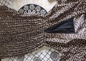 Animal Print Midi Dress