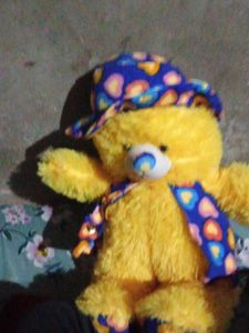 Yellow Plush Teddy Bear with Outfit