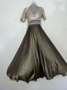 SATIN LEHENGA CHOLI