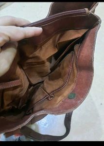 Brown Leather Shoulder Bag