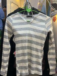 Striped Long Sleeve Top