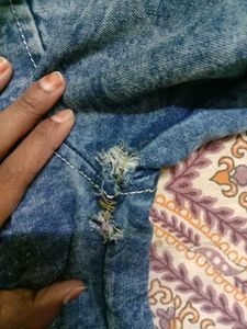 Denim Jacket For Women. slightly Damaged.