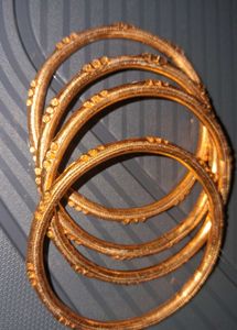 Golden Bangle Set