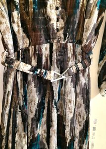 Boho Chic Watercolor Maxi Dress