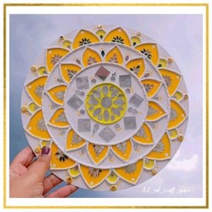 Handmade Lippan Art...Mud And Mirror Art Work
