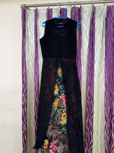 Black Floral Maxi Dress