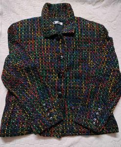 Oversized Tweed Blazer