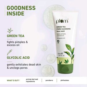 PLUM GREEN TEA FACE WASH &amp; MASK