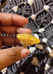 Golden Polished Ring