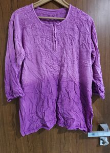 Chikankari Ombre Kurta