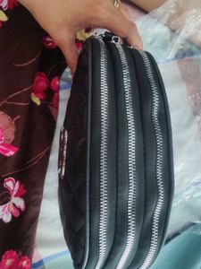 SLING BAGS WITH MULTI ZIPPER N SPACIOUS WALLET