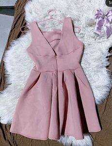 Pink Mini Velvet Dress🎀