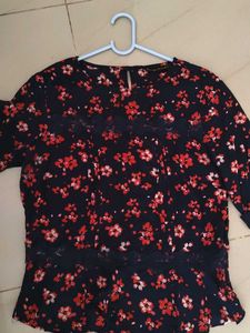 Floral Print Top
