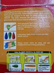 Faber Castell Grasp Crayons For 3+ Kids