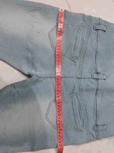 High Waisted Light Wash Jeans