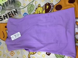 SHEIN Lavender Sleeveless Ribbed top