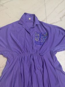 Cute Purple Butterfly Dress