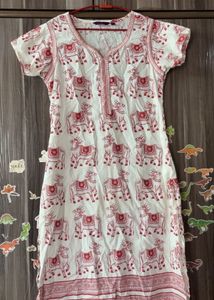 Elephant Print Kurta