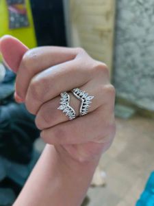 GIVA Cubic Zirconia Studded Ring