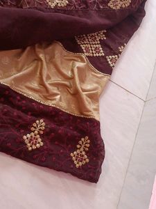 New Saree With Blouse Piece